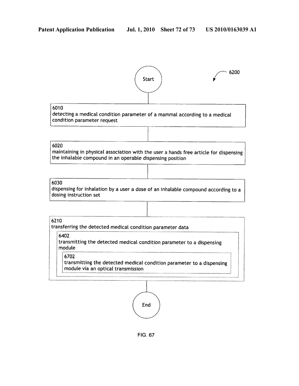 Method for administering an inhalable compound - diagram, schematic, and image 73