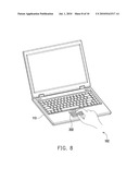 ELECTRONIC DEVICE AND LIGHT EMITTING TOUCHPAD THEREOF diagram and image