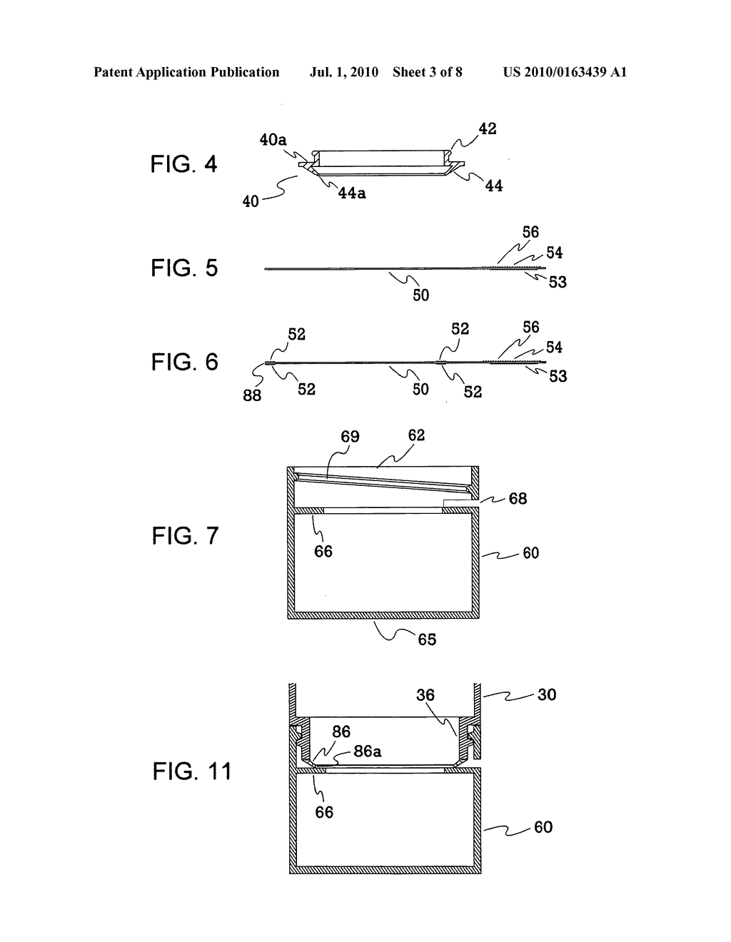 MULTI-CHAMBERED CONTAINER FOR STORING AND MIXING A FIRST AND SECOND SUBSTANCE INTO A COMPOSITION - diagram, schematic, and image 04