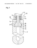 STOPPER STRUCTURE AND PRODUCTION METHOD THEREFOR diagram and image