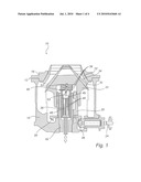 GYRATORY CRUSHER WITH ARRANGEMENT FOR RESTRICTING ROTATION diagram and image