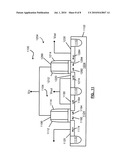 QUANTUM WELL MOSFET CHANNELS HAVING UNI-AXIAL STRAIN CAUSED BY METAL SOURCE/DRAINS, AND CONFORMAL REGROWTH SOURCE/DRAINS diagram and image