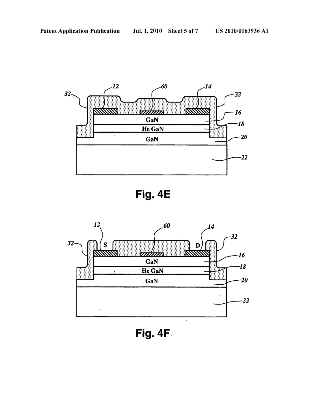 Structure and Method for Fabrication of Field Effect Transistor Gates With or Without Field Plates - diagram, schematic, and image 06