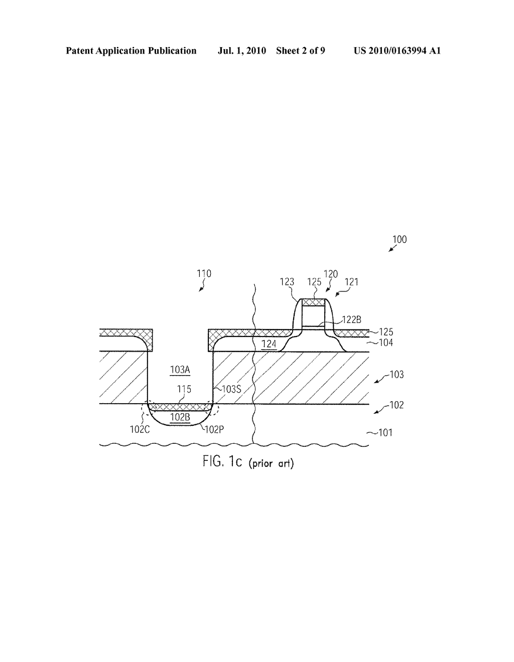 SOI DEVICE WITH A BURIED INSULATING MATERIAL HAVING INCREASED ETCH RESISTIVITY - diagram, schematic, and image 03