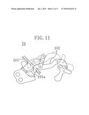 ROOF LOCKING APPARATUS FOR A VEHICLE diagram and image