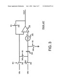 MULTI-STAGE COMPARATOR WITH OFFSET CANCELING CAPACITOR ACROSS SECONDARY DIFFERENTIAL INPUTS FOR HIGH-SPEED LOW-GAIN COMPARE AND HIGH-GAIN AUTO-ZEROING diagram and image