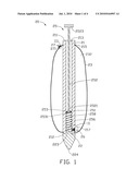 STYLUS AND ELECTRONIC DEVICE USING THE SAME diagram and image