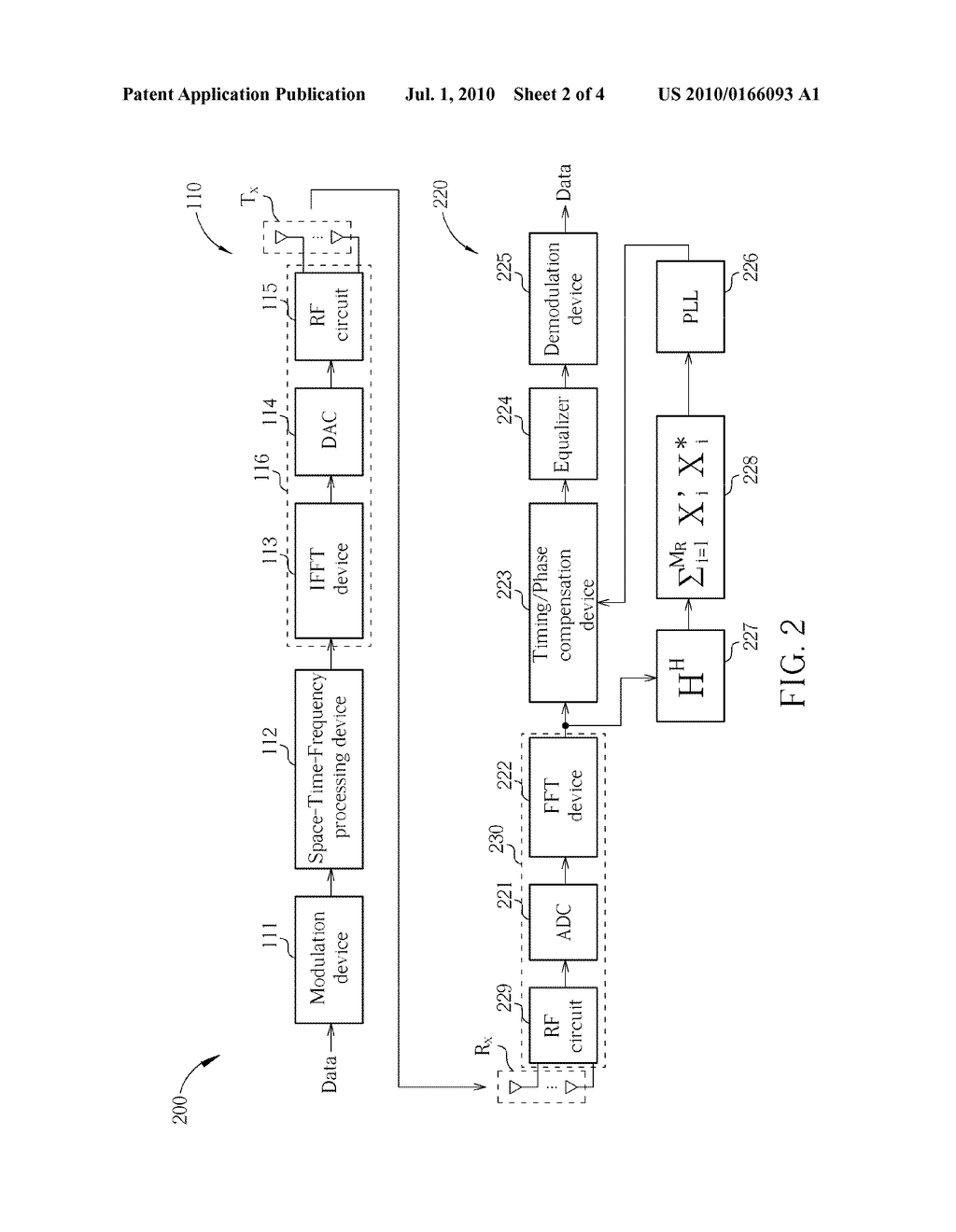 METHOD FOR ESTIMATING PHASE ERROR IN MIMO OFDM COMMUNICATIONS SYSTEM - diagram, schematic, and image 03