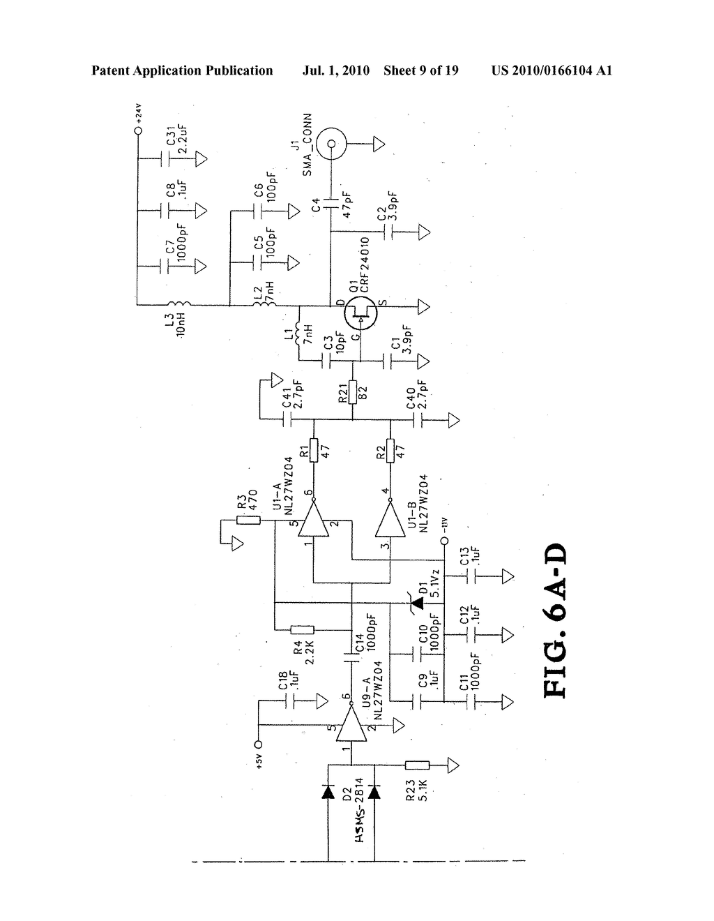 UWB DUAL BURST TRANSMIT DRIVER - diagram, schematic, and image 10