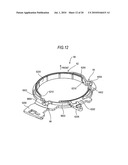 Lens barrier device, lens barrel, and imaging device diagram and image