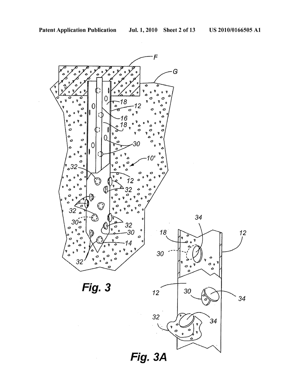 SELF-CENTRALIZING SOIL NAIL AND METHOD OF CREATING SUBSURFACE SUPPORT - diagram, schematic, and image 03