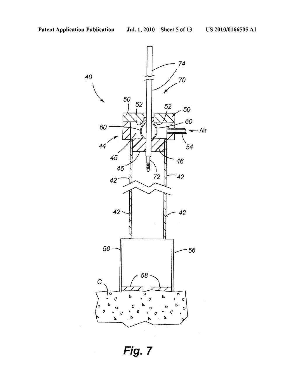 SELF-CENTRALIZING SOIL NAIL AND METHOD OF CREATING SUBSURFACE SUPPORT - diagram, schematic, and image 06