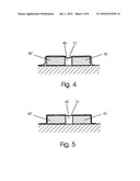 PROTECTIVE FILM CONSISTING OF A HOT-MELT ADHESIVE AND METHOD AND DEVICE FOR APPLYING SAID FILM diagram and image