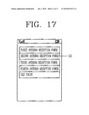 MOBILE TERMINAL HAVING MULTIPLE ANTENNAS AND ANTENNA INFORMATION DISPLAY METHOD THEREOF diagram and image