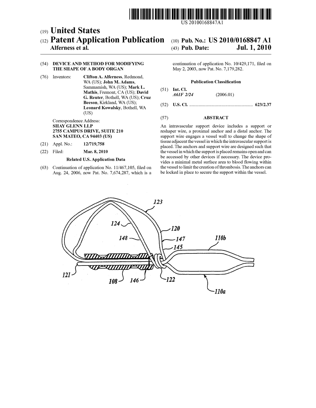 Device and Method for Modifying the Shape of a Body Organ - diagram, schematic, and image 01