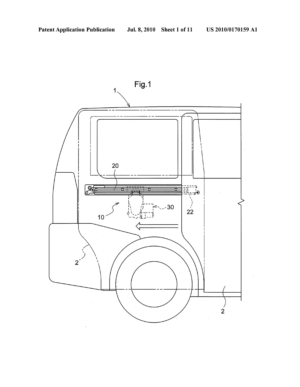 OPENING/CLOSING BODY DRIVING APPARATUS FOR VEHICLE - diagram, schematic, and image 02