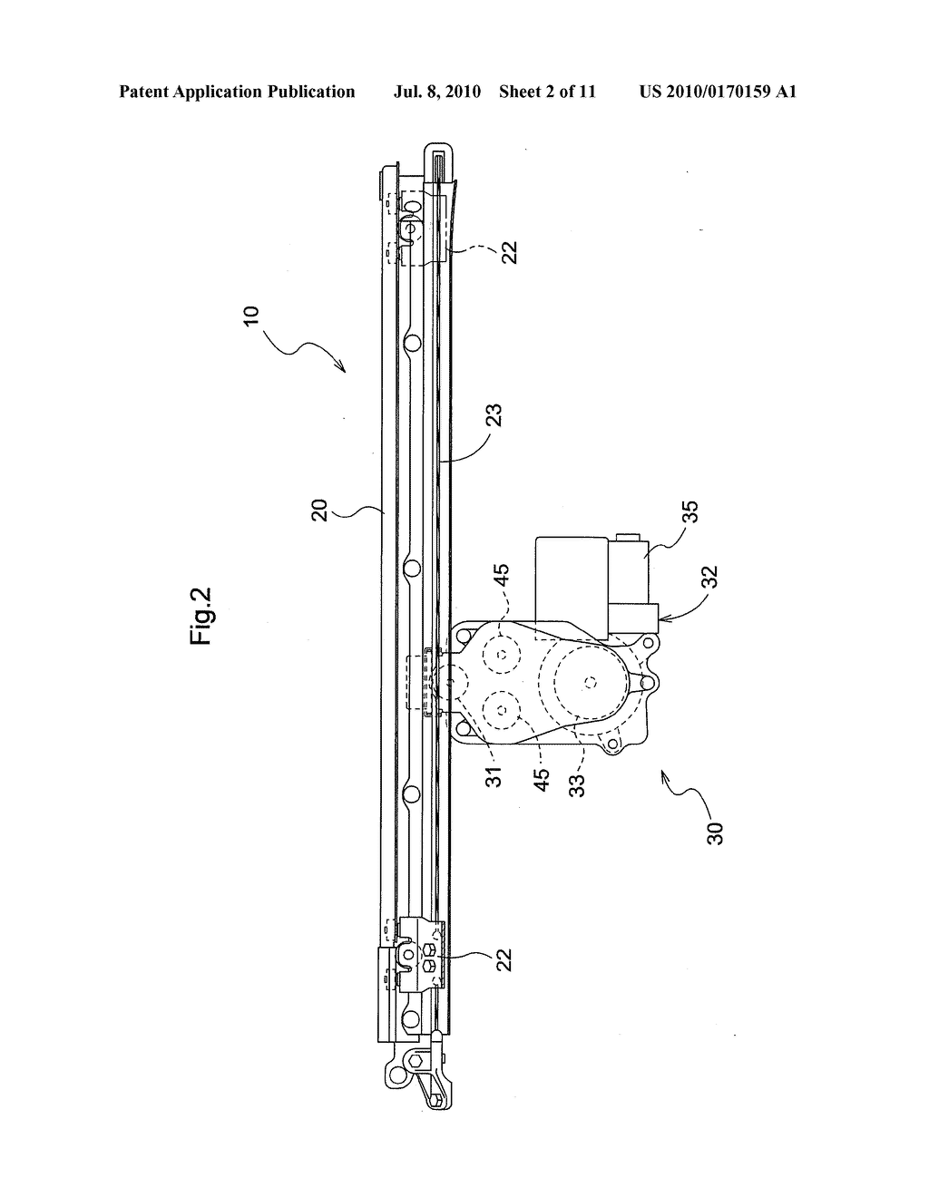 OPENING/CLOSING BODY DRIVING APPARATUS FOR VEHICLE - diagram, schematic, and image 03