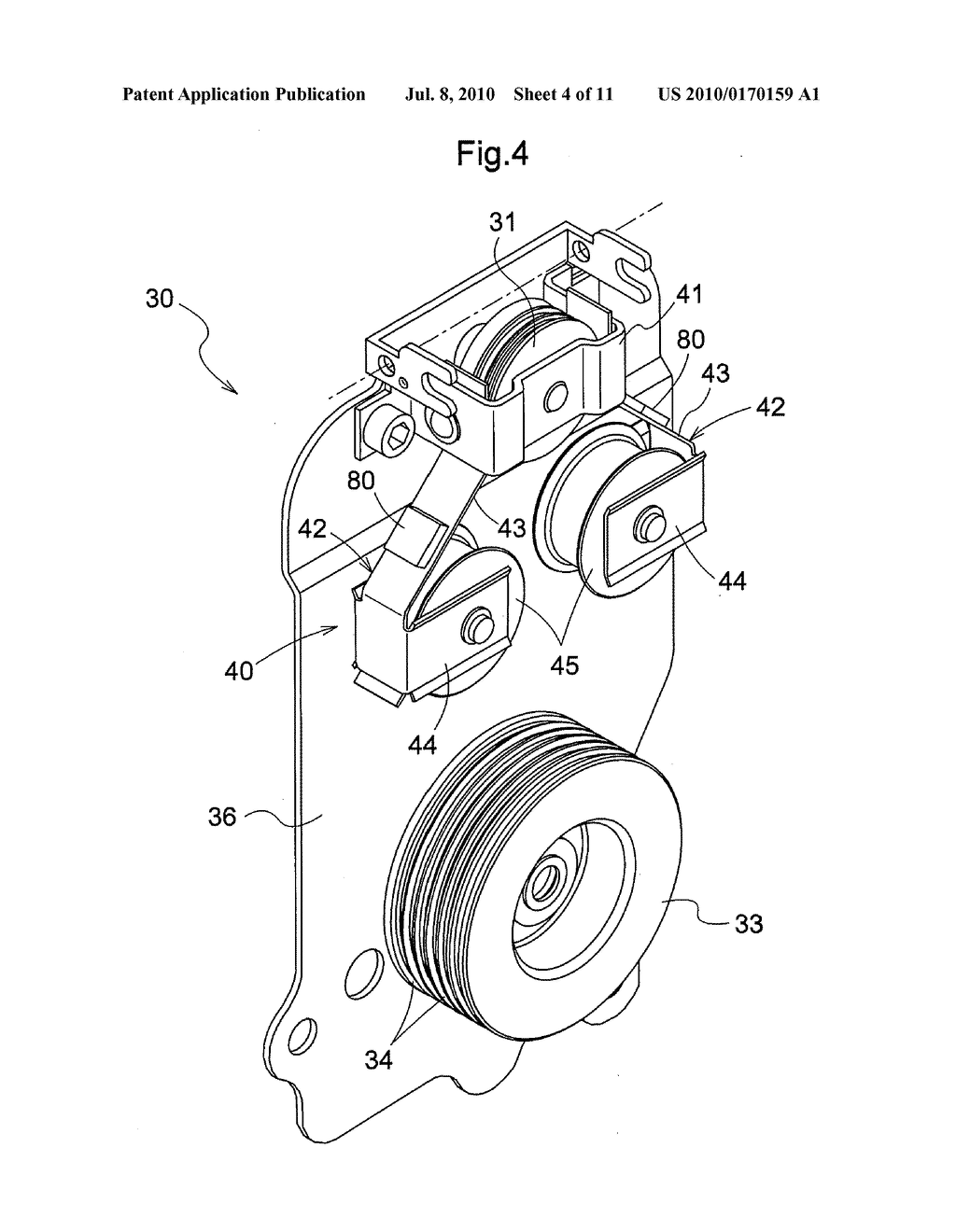 OPENING/CLOSING BODY DRIVING APPARATUS FOR VEHICLE - diagram, schematic, and image 05