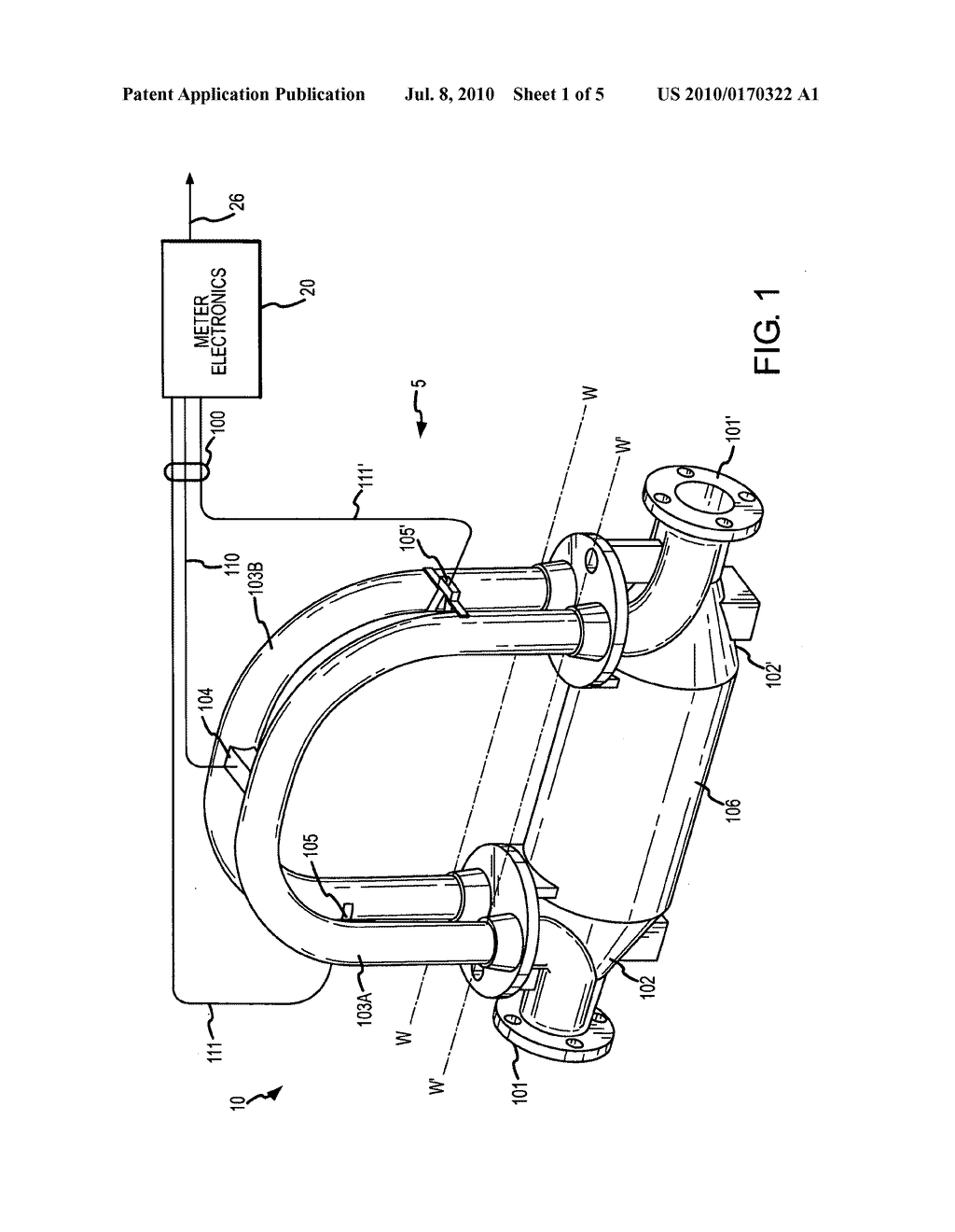 VIBRATORY FLOW METER AND METHOD FOR CORRECTING FOR AN ENTRAINED PHASE IN A TWO-PHASE FLOW OF A FLOW MATERIAL - diagram, schematic, and image 02