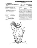 APPARATUS FOR WEARING A WIG diagram and image