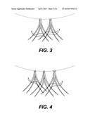 Interlocking process of V-shaped tapered flare-out synthetic eyelashes diagram and image