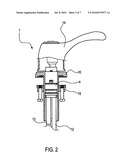 SEPARABLE FAUCET USING PLASTIC CONTROL VALVE diagram and image