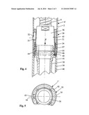 FITTING COMPRISING AN EXTENSIBLE SHOWER ATTACHMENT GUIDED IN A MAGNETIC MOUNTING diagram and image