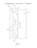 Asymmetric pattern tread for ATV tire diagram and image