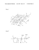 PNEUMATIC TIRE AND METHOD OF CARRYING OUT HAND GROOVING ON THE SAME diagram and image