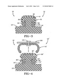 FASTENER ASSEMBLY SECURED TO A TIRE SIDEWALL diagram and image