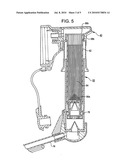 Portable fluid filtration device diagram and image