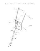 PISTOL GRIP FOR A PORTABLE TERMINAL WITH AN INTERNAL RECEPTACLE FOR A STYLUS diagram and image