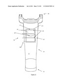 PISTOL GRIP FOR A PORTABLE TERMINAL WITH AN INTERNAL RECEPTACLE FOR A STYLUS diagram and image