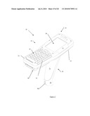 PISTOL GRIP FOR A PORTABLE TERMINAL WITH AN INTERNAL RECEPTACLE FOR A STYLUS diagram and image