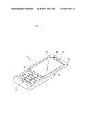 Sensing device using proximity sensor and mobile terminal having the same diagram and image