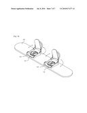 DISK FOR CONTROLLING AN ANGLE OF BINDING IN SNOWBOARD diagram and image