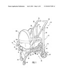 STROLLER WITH TRAVEL SEAT ATTACHMENT diagram and image