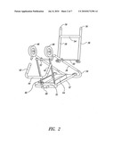 Universal mobile saw stand diagram and image