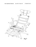 FURNITURE DEVICE WITH ADJUSTABLE ANGLE BETWEEN THE SEAT AND THE BACK OF THE PIECE OF FURNITURE diagram and image