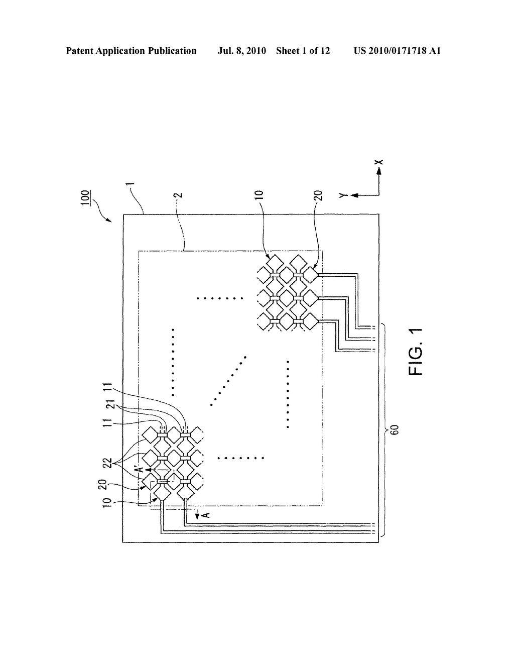 METHOD FOR MANUFACTURING TOUCH PANEL, TOUCH PANEL, DISPLAY DEVICE, AND ELECTRONIC APPARATUS - diagram, schematic, and image 02