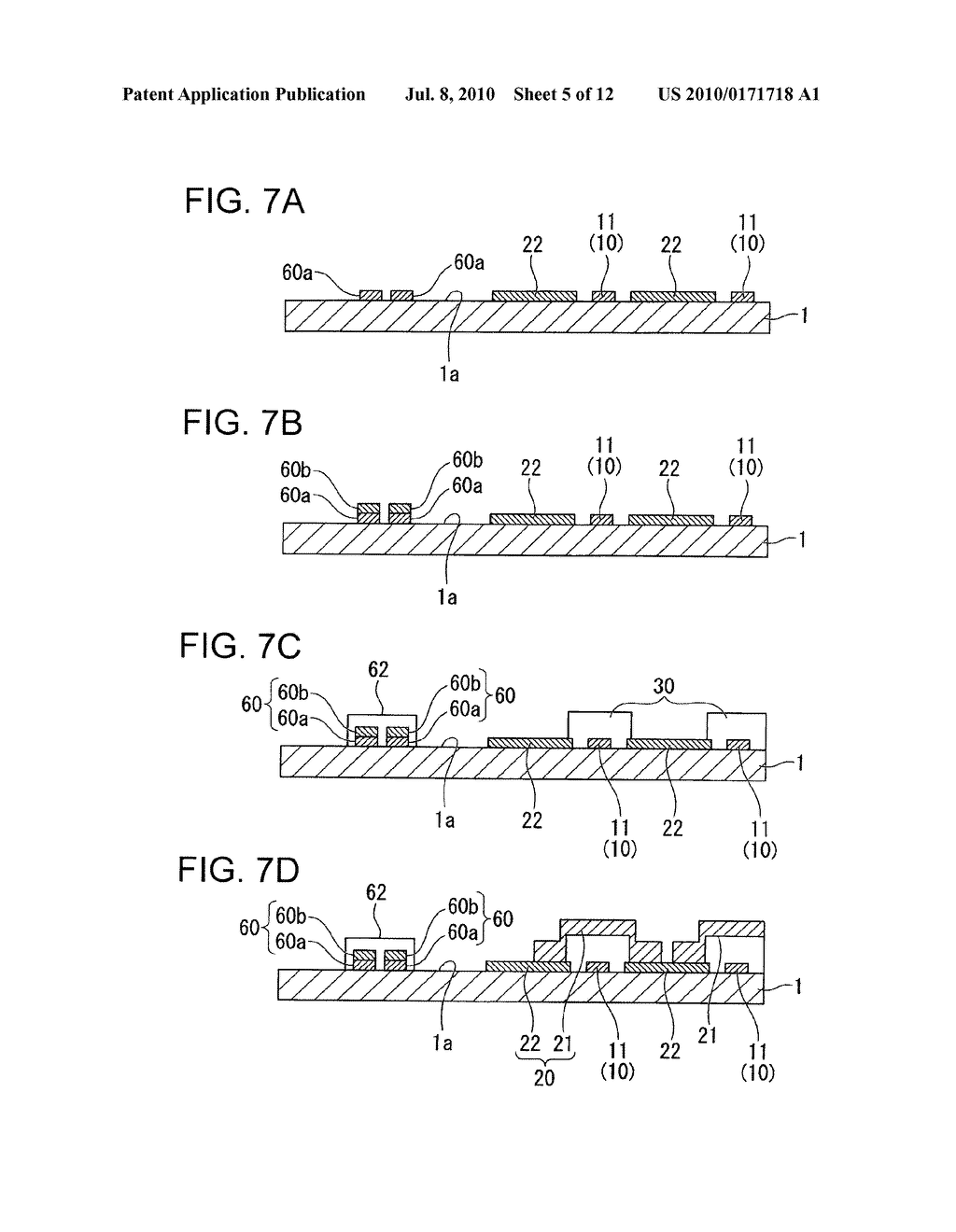 METHOD FOR MANUFACTURING TOUCH PANEL, TOUCH PANEL, DISPLAY DEVICE, AND ELECTRONIC APPARATUS - diagram, schematic, and image 06