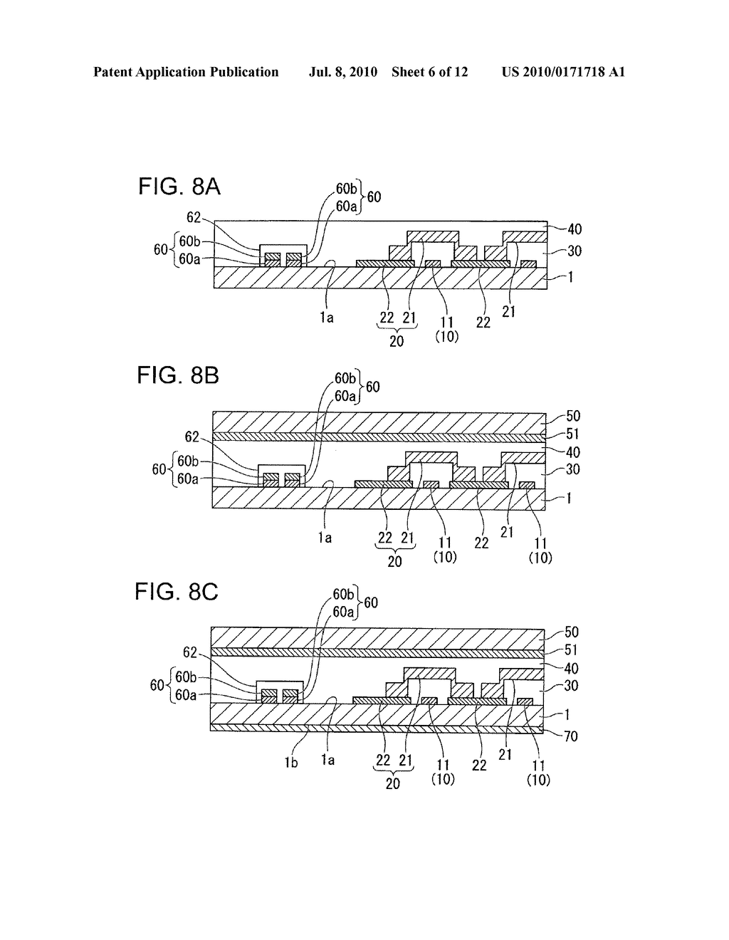 METHOD FOR MANUFACTURING TOUCH PANEL, TOUCH PANEL, DISPLAY DEVICE, AND ELECTRONIC APPARATUS - diagram, schematic, and image 07