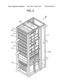 Cooling structure for rackmount-type control device and rack-type storage control device diagram and image