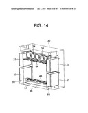 Cooling structure for rackmount-type control device and rack-type storage control device diagram and image