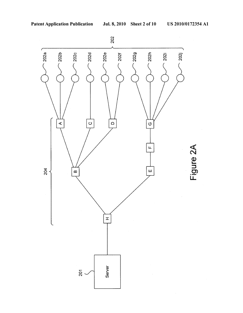 MULTICAST SYSTEM USING CLIENT FORWARDING - diagram, schematic, and image 03