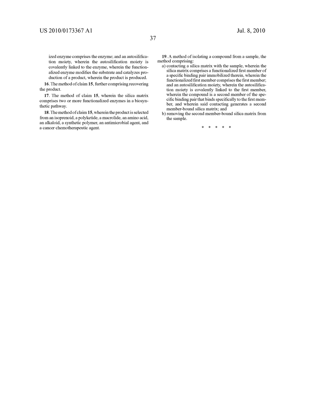 FUNCTIONALIZED MOLECULES COMPRISING AN AUTOSILIFICATION MOIETY AND METHODS OF MAKING AND USING SAME - diagram, schematic, and image 46