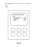 Hand-held microfluidic testing device diagram and image