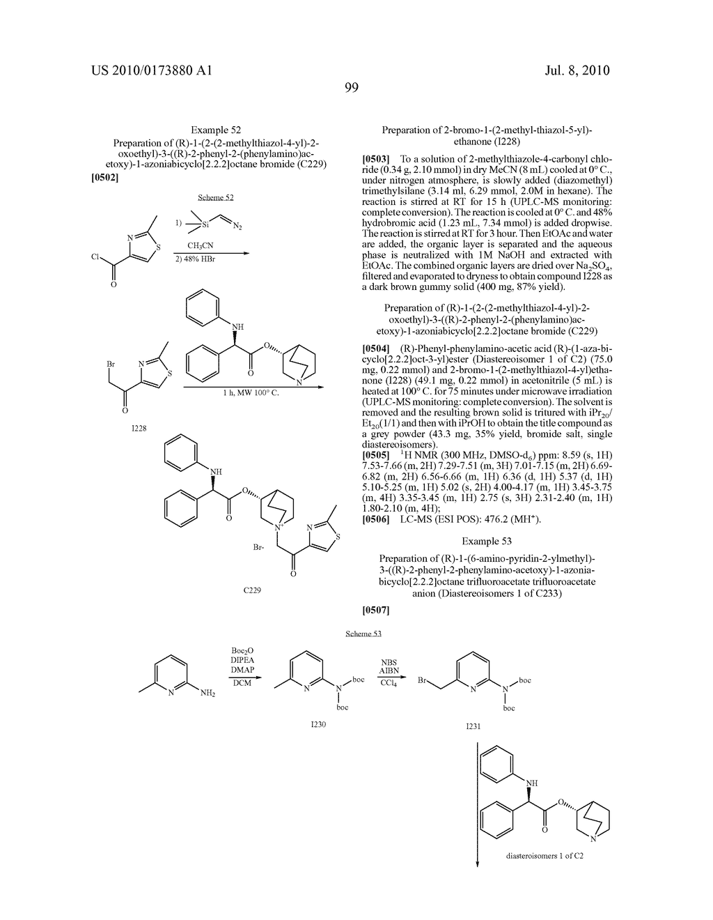 ALKALOID AMINOESTER DERIVATIVES AND MEDICINAL COMPOSITION THEREOF - diagram, schematic, and image 100