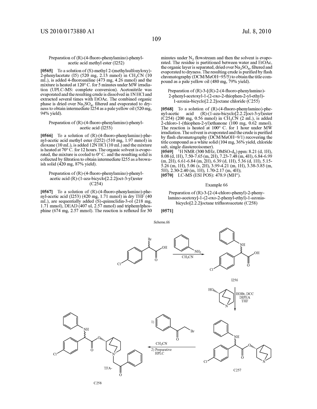 ALKALOID AMINOESTER DERIVATIVES AND MEDICINAL COMPOSITION THEREOF - diagram, schematic, and image 110