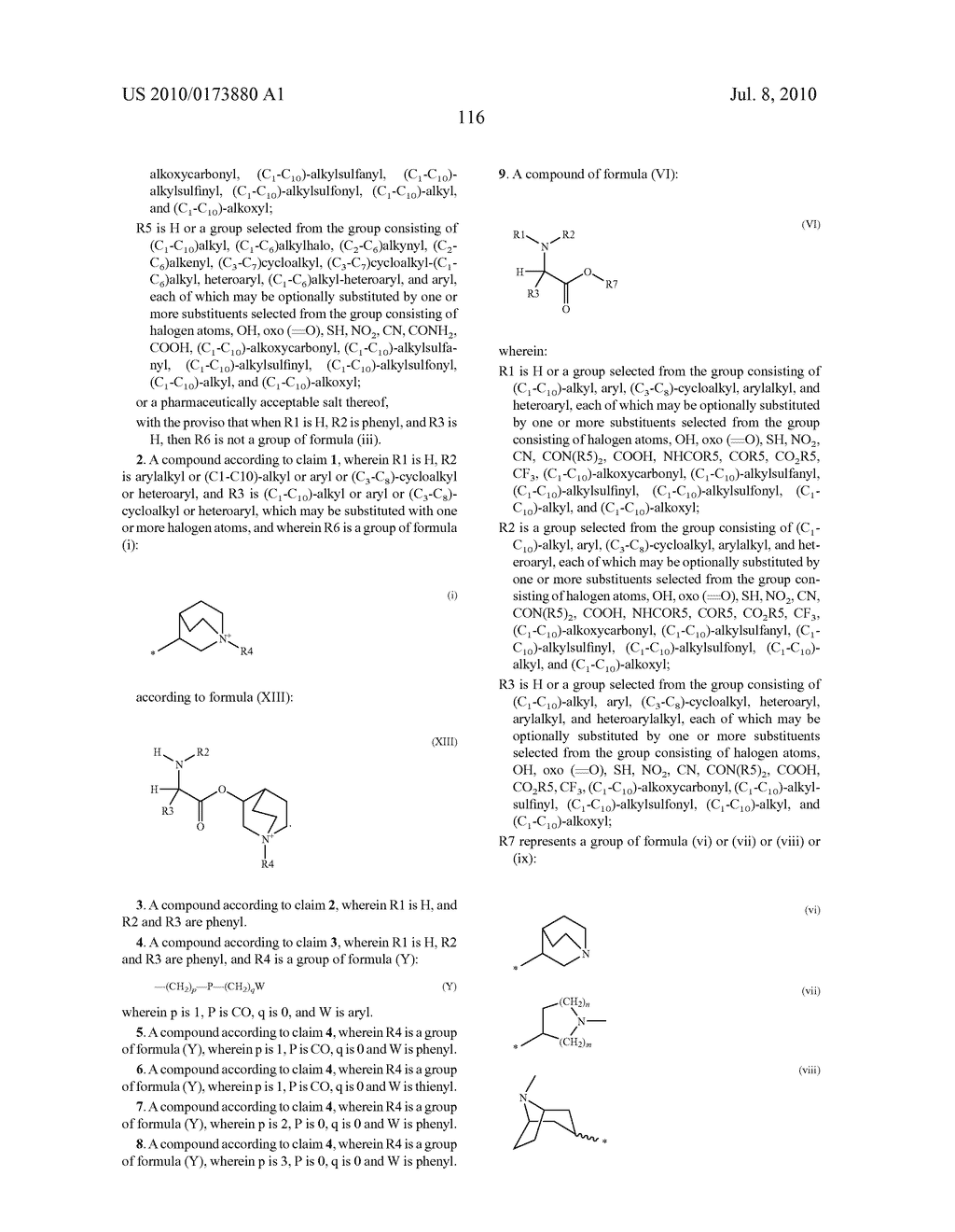 ALKALOID AMINOESTER DERIVATIVES AND MEDICINAL COMPOSITION THEREOF - diagram, schematic, and image 117